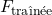 F_{\text{traînée}}